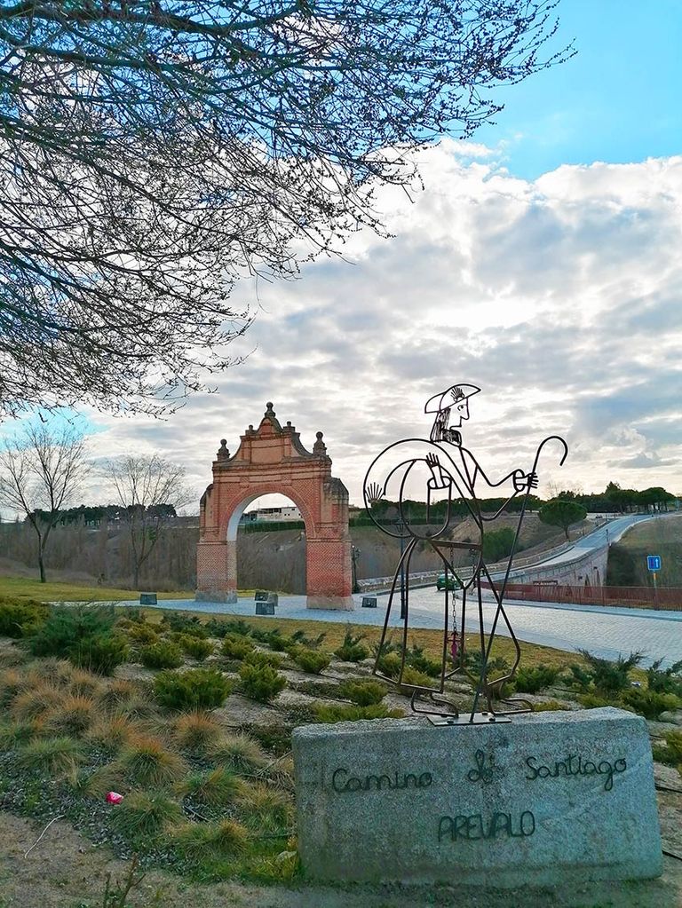 Camino de Santiago a su paso por Arévalo, Ávila