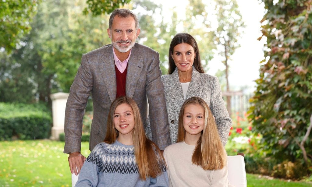 spanish royals christmas cards 2021