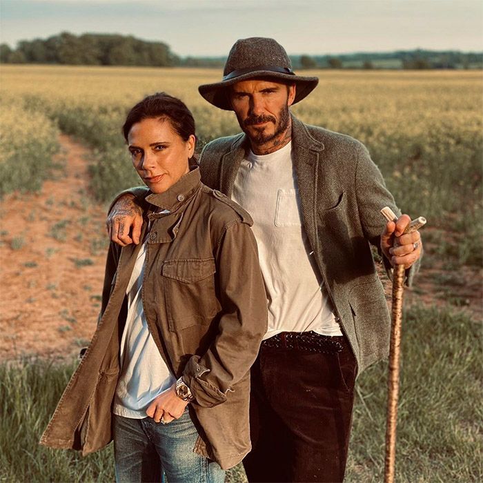 David y Victoria Beckham de excursión