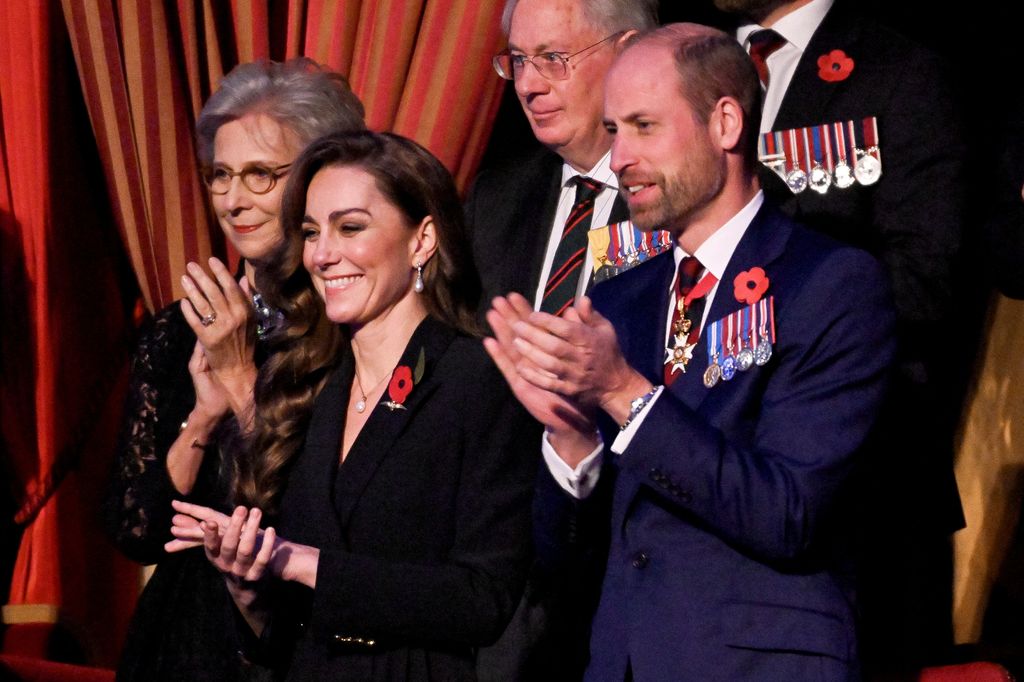 La princesa Kate y el príncipe William acudieron al Concierto del Recuerdo en la Royal Albert Hall. 