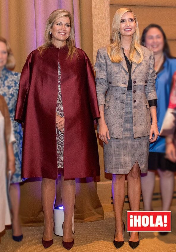 Máxima de Holanda e Ivanka Trump