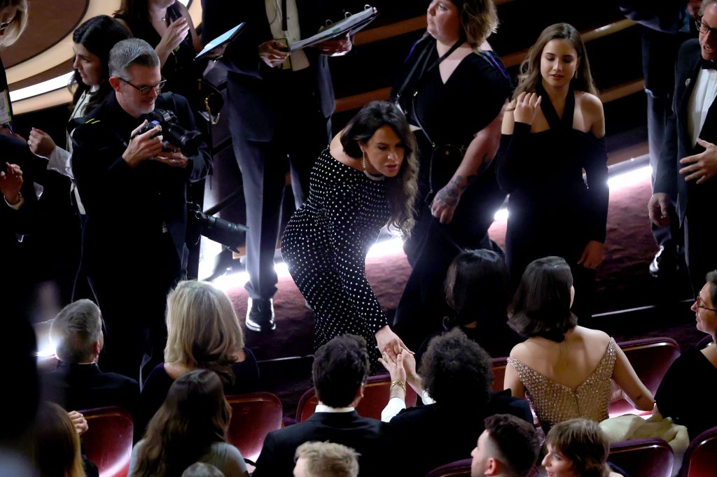 Karla Sofía Gascón at the Oscar Awards ceremony