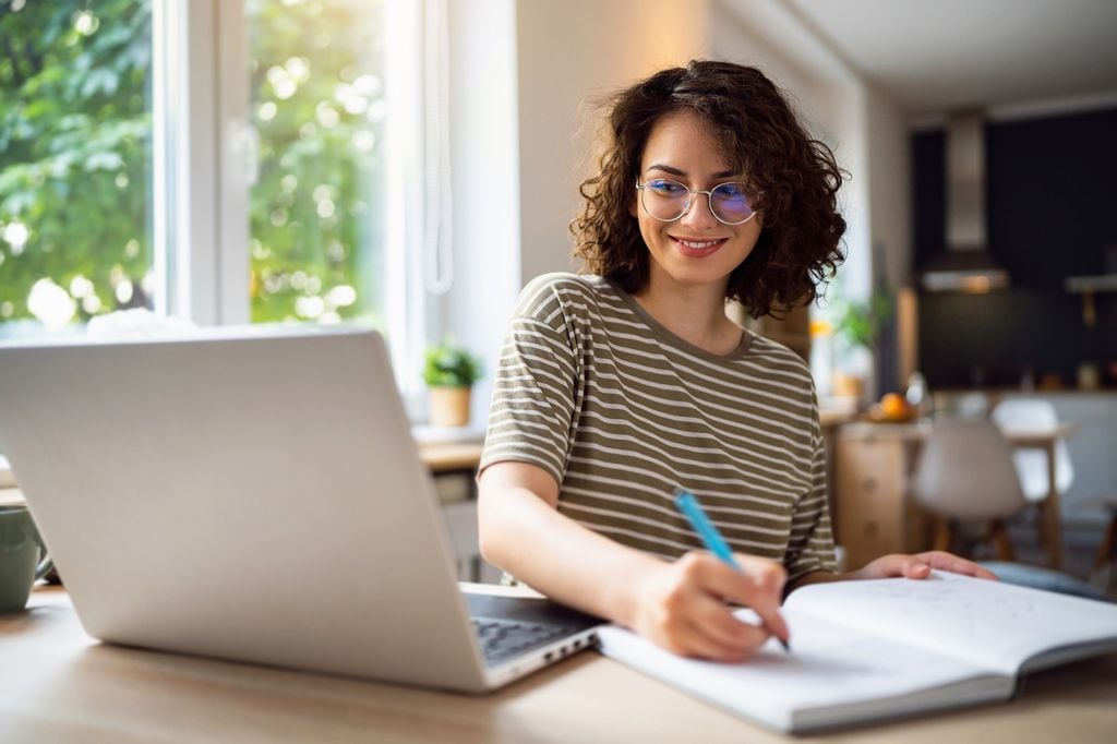 Una mujer en epoca de examenes