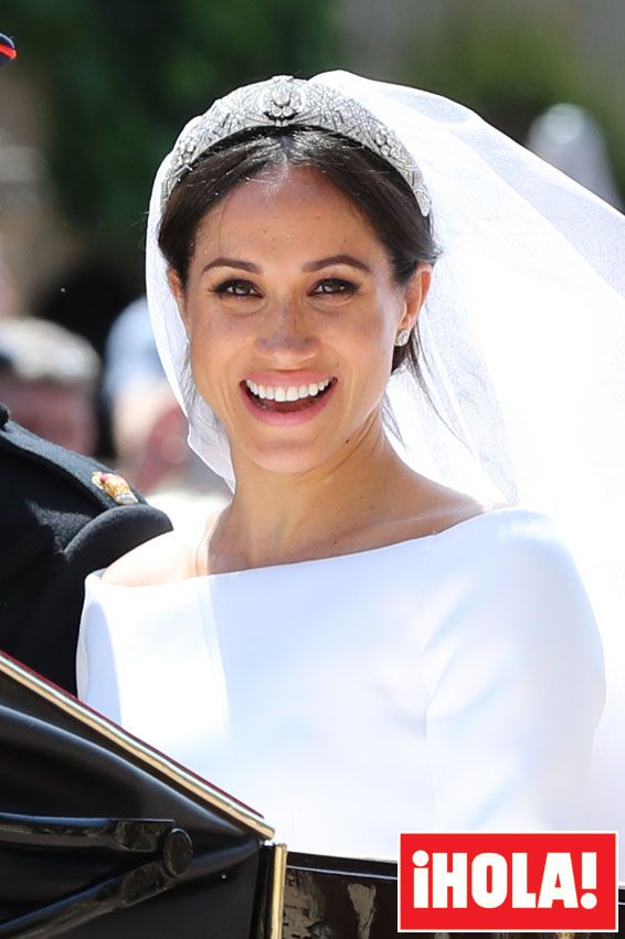 Meghan Markle en el día de su boda