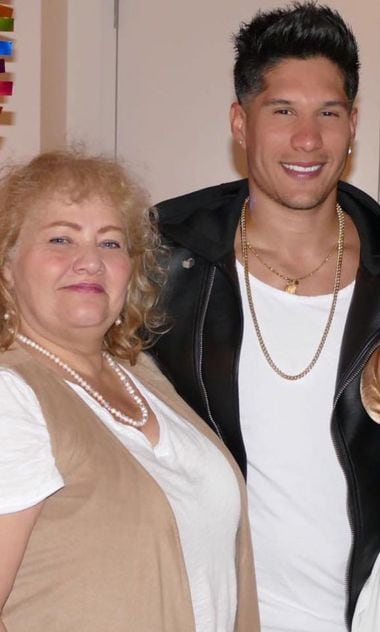 Chyno Miranda y su mamá