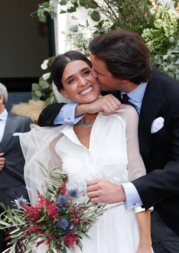 Lucía Martín Alcalde en su boda