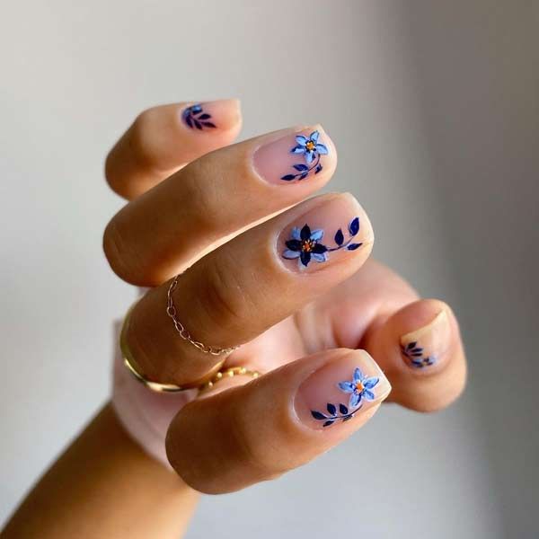 manicura flores