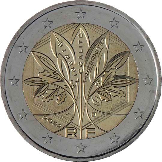 Moneda exclusiva 2 euros francesa