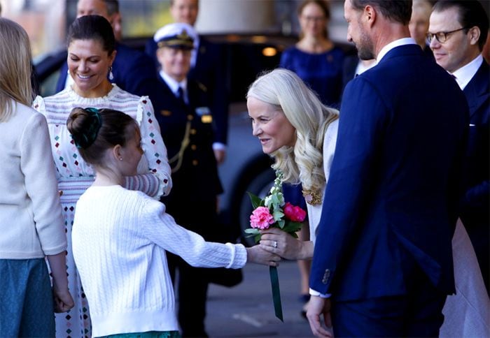 Haakon y Mette Marit de Noruega visitan Suecia