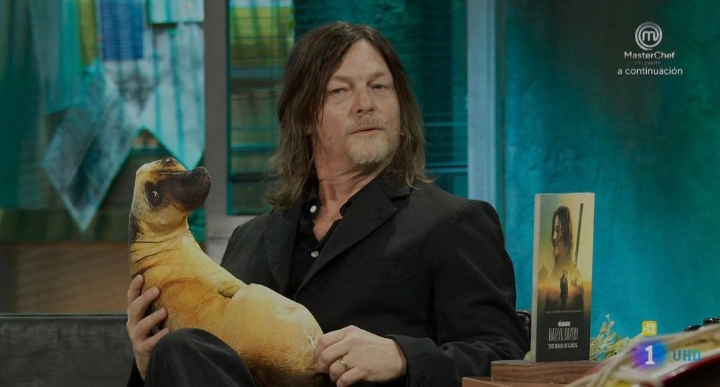 Norman Reedus, actor de Walking Dead, acude a La Revuelta de Broncano