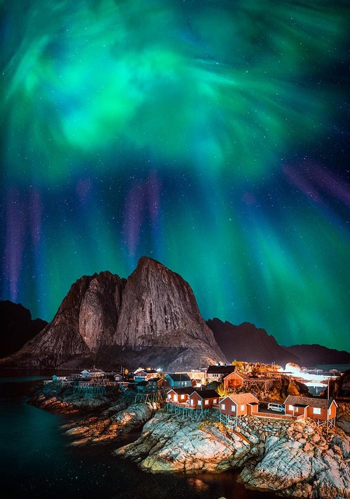 lofoten noruega auroras boreales