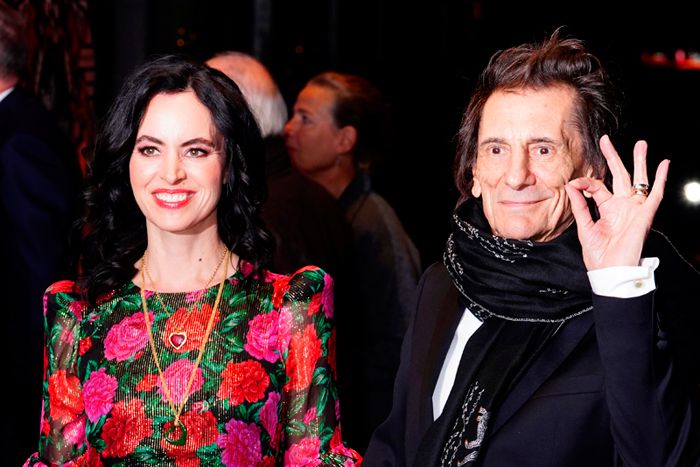 Ronnie Wood y su mujer Sally