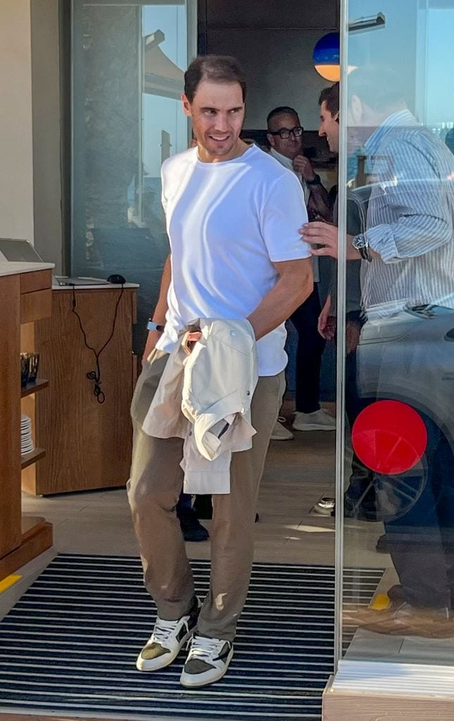 Rafa Nadal en Marbella tras su retirada