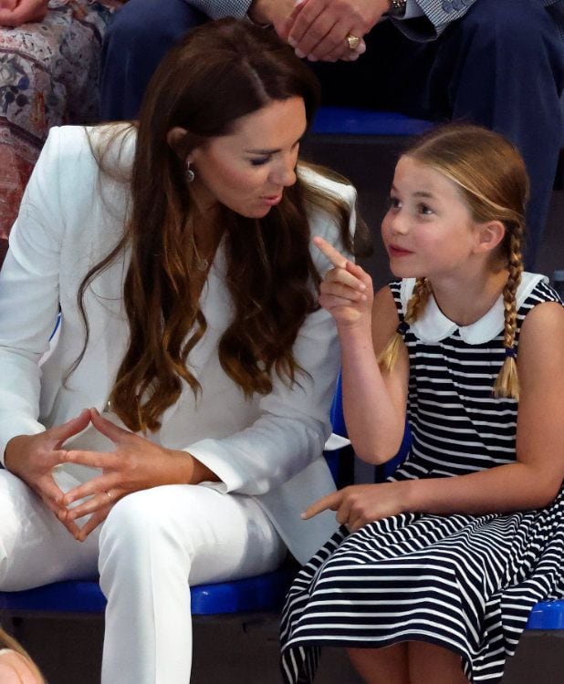 Kate Middleton con la princesa Charlotte 