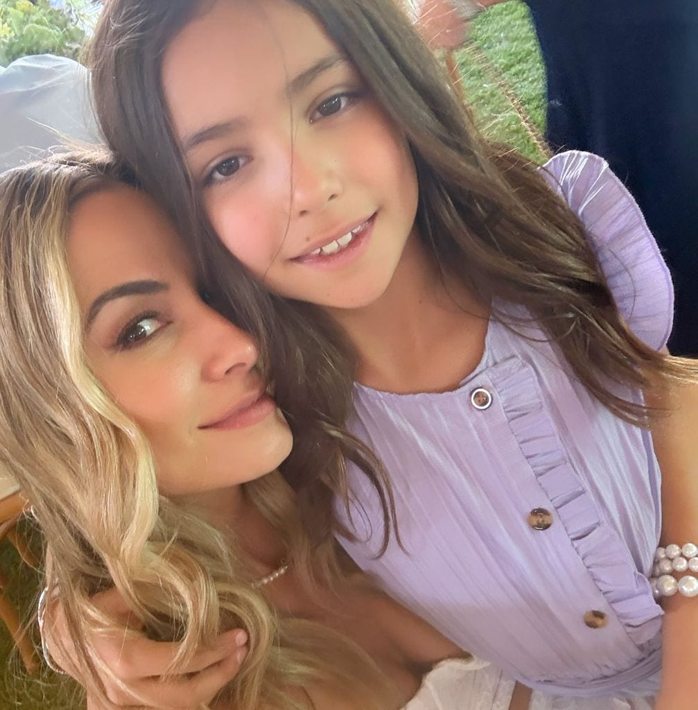 Odalys Ramírez y su hija Gia