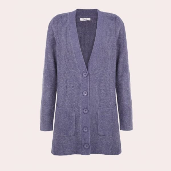 cardigan lila