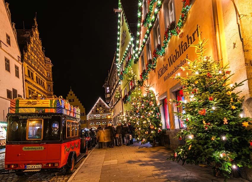 Rothenburg ob der Tauber alemania navidad