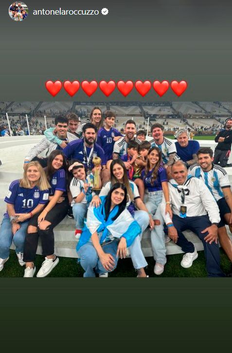 Familia y amigos de Messi