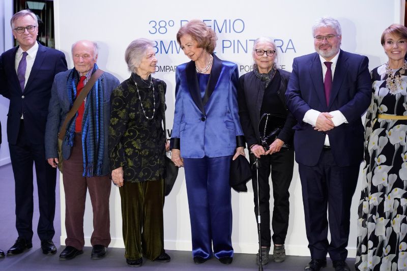 La reina Sofía e Irene de Grecia presiden los premios BMW de pintura