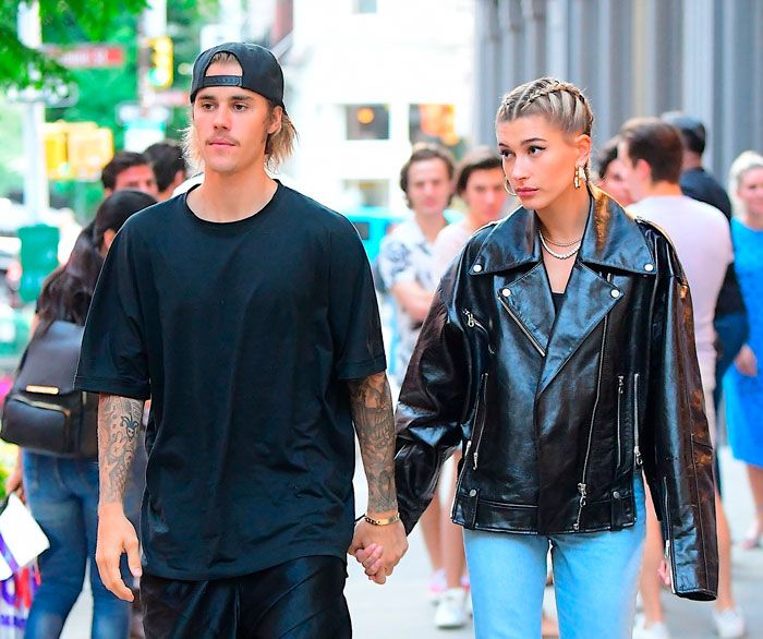 Hailey Baldwin y Justin Bieber de la mano por Nueva York