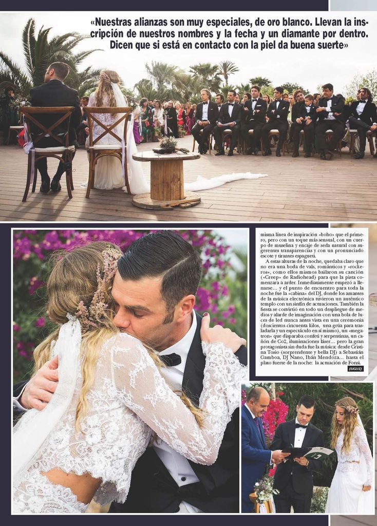 Boda Fonsi Nieto y Marta Castro HOLA 2017