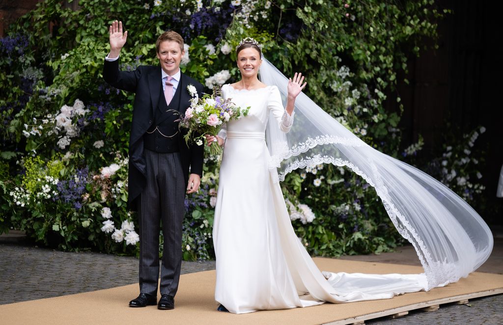 Tiaras de novia de la aristocracia en sus bodas como Olivia Grosvenor con el duque de Westminster