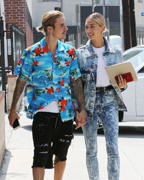 Hailey Baldwin y Justin Bieber