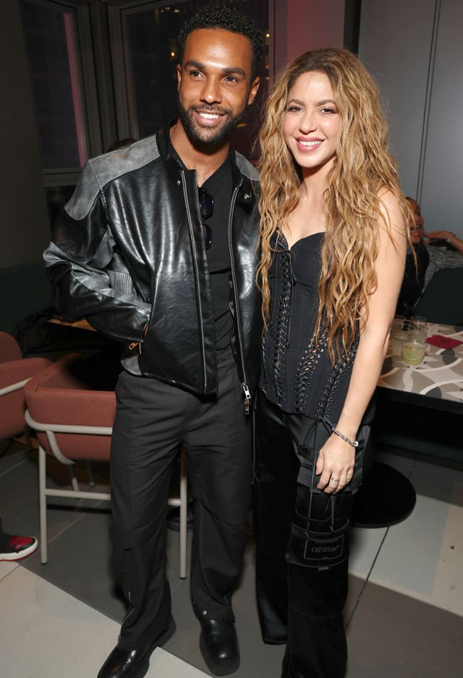 Shakira y Lucien Laviscount