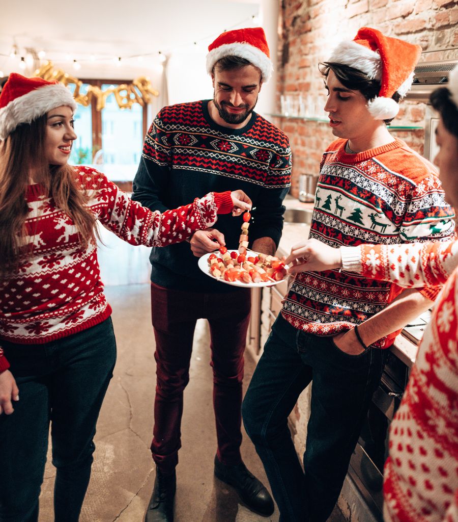 amigos jerseis navidad