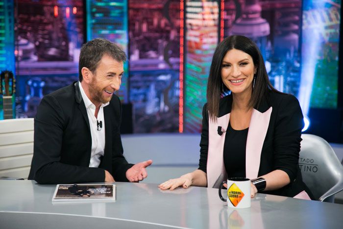 Pablo Motos y Laura Pausini