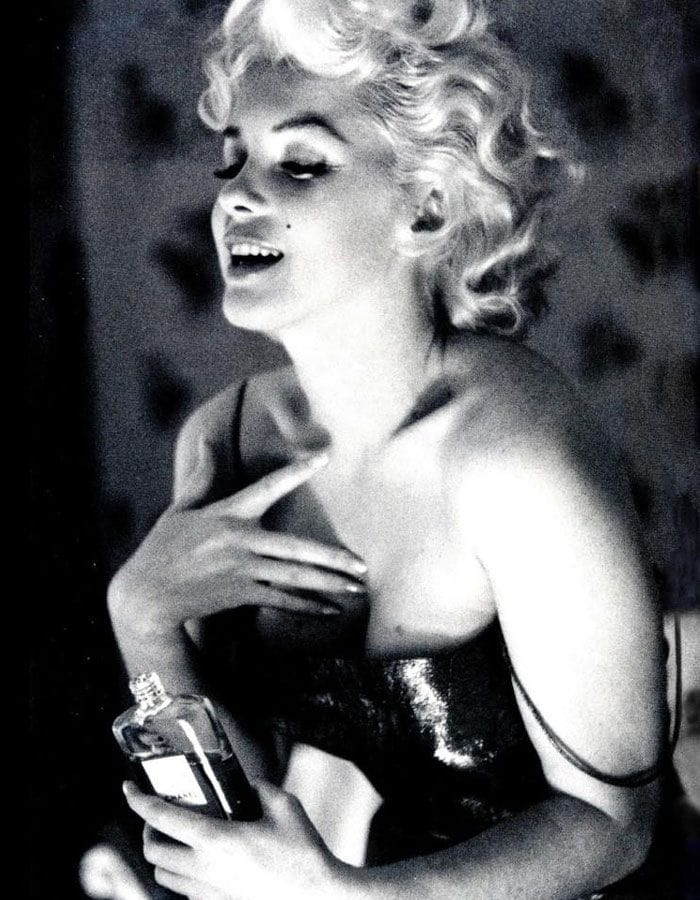 Marilyn Monroe para Chanel Nº5
