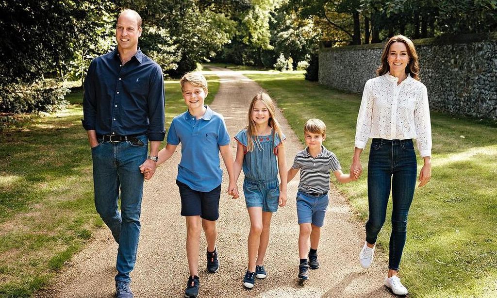 prince and princess of wales christmas card