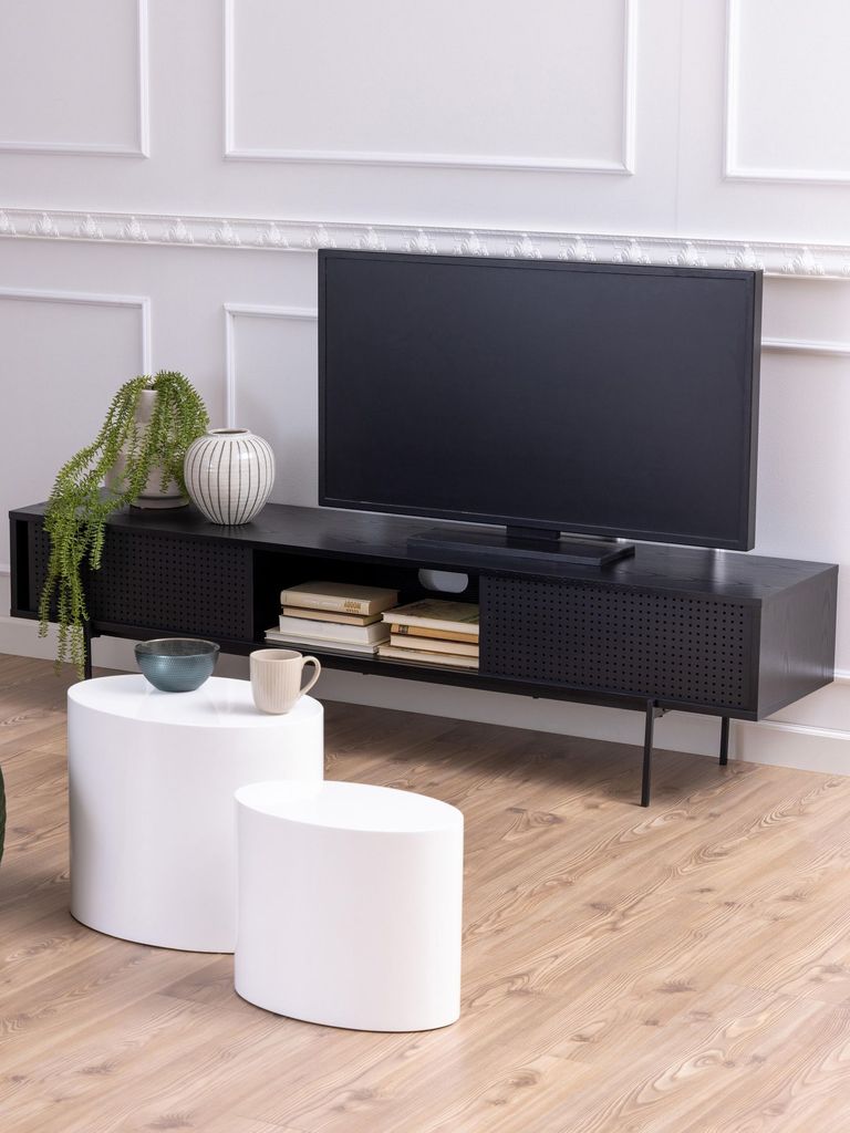 Mueble de TV moderno en color negro