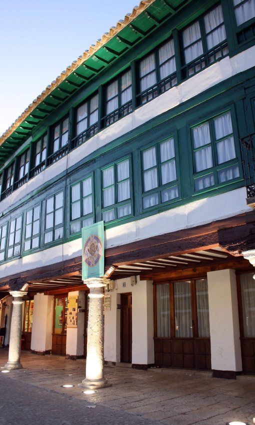 Edificios de la plaza mayor de Almagro.