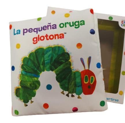 la peque a oruga glotona libro de tela para abrazar de eric carle beascoa 