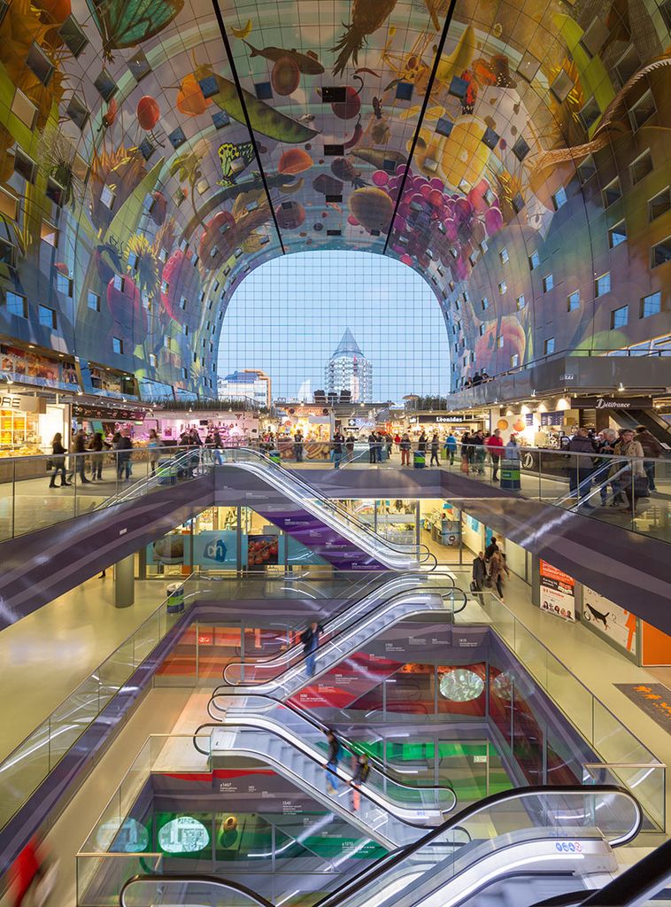 Markthal Rotterdam, el mercado cubierto más grande de Holanda