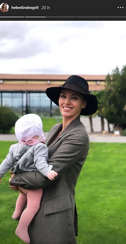 Relax y naturaleza, Helen Lindes disfruta con sus niños de un fin de semana campestre 