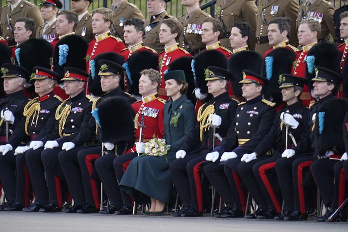 Los duques de Cambridge celebrando San Patricio