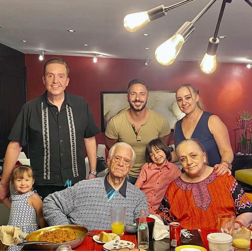 Daniel Bisogno y su familia