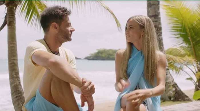 Alessandro y Lía en La isla de las tentaciones