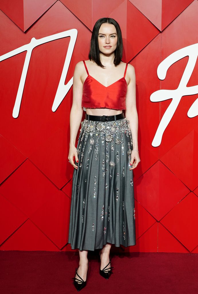 Daisy Ridley attends the Fashion Awards