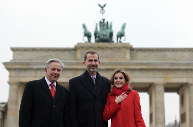 Los Reyes en Berlín en 2014