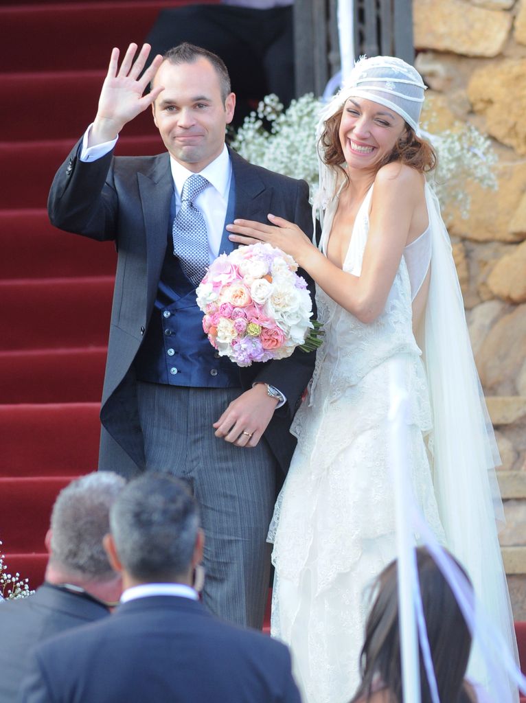 Boda de Andrés Iniesta y Anna Ortiz, en Tarragona el 8 de julio de 2012