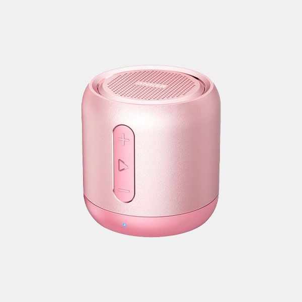 altavoz estilo rosa