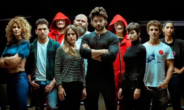 Reparto principal de 'La casa de papel'