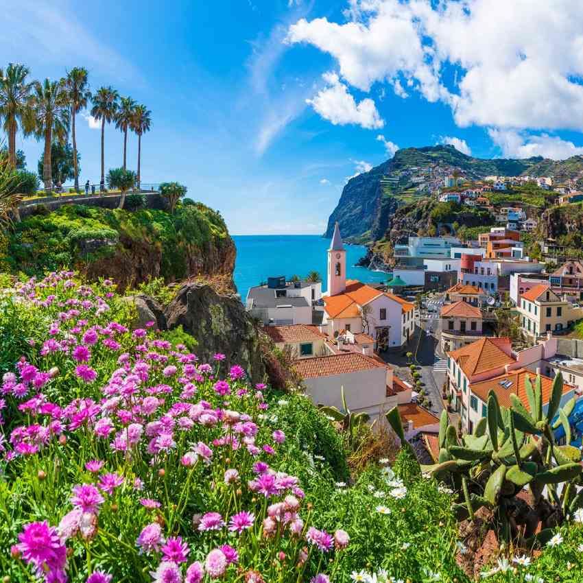 villa de camara de lobos en la isla de madeira