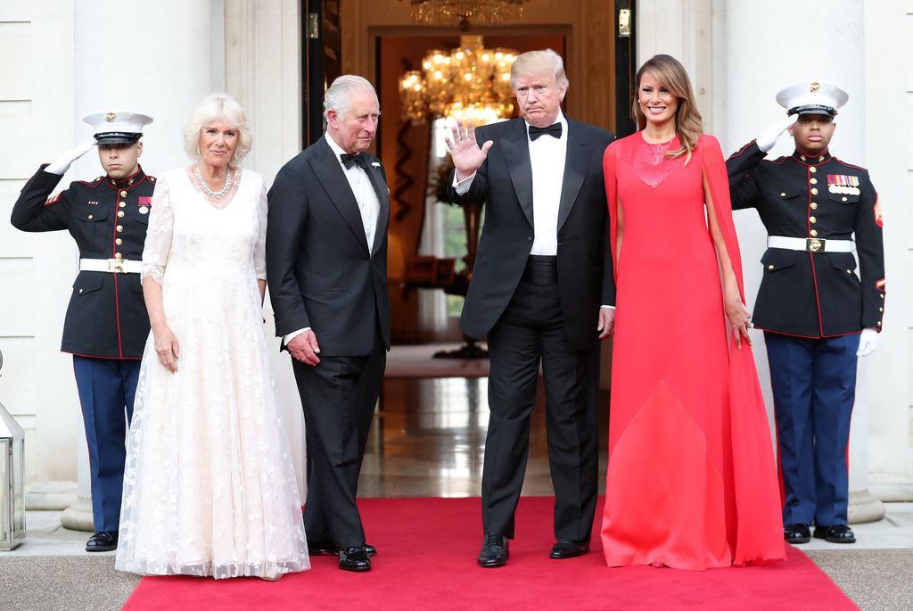 Cena en Winfield House, la residencia el embajador norteamerocano en Londres (4 de junio de 2019)