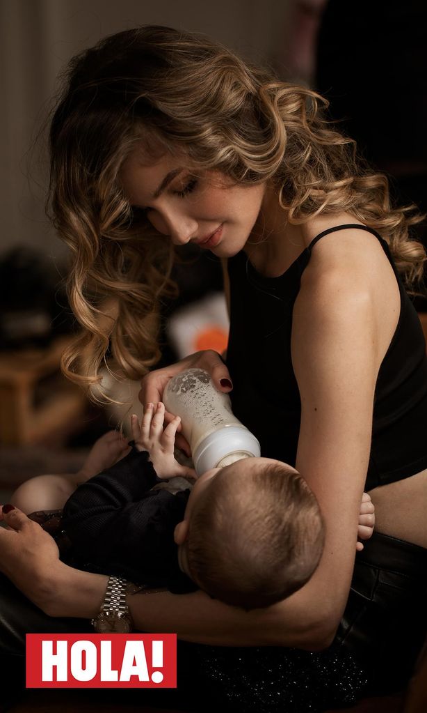 Broni, futura esposa de Mario Cimarro y madre de su hija