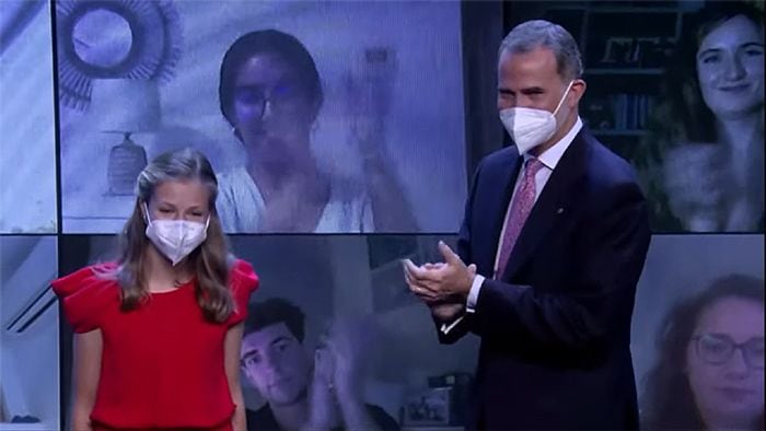 Rey Felipe VI y Princesa Leonor