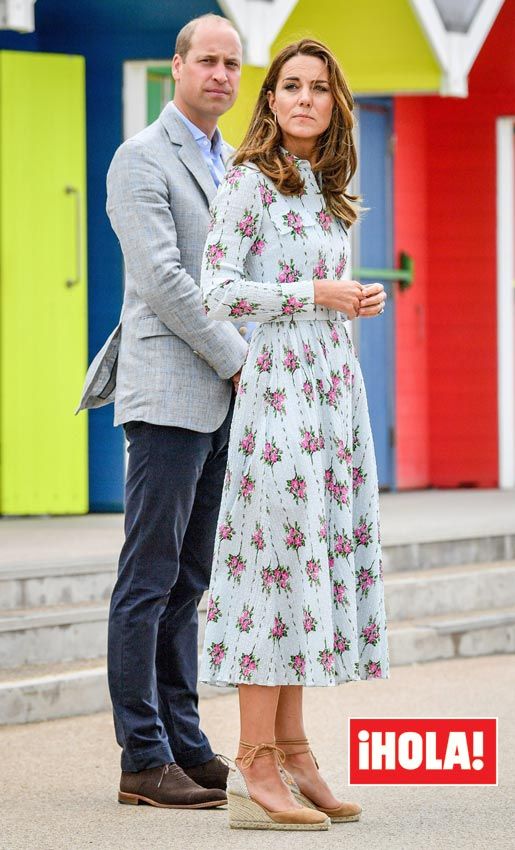 Kate Middleton, con vestido de flores